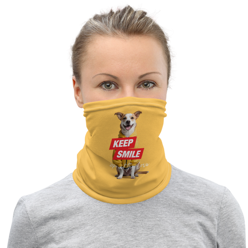 Good Boy Yellow Mask & Neck Gaiter