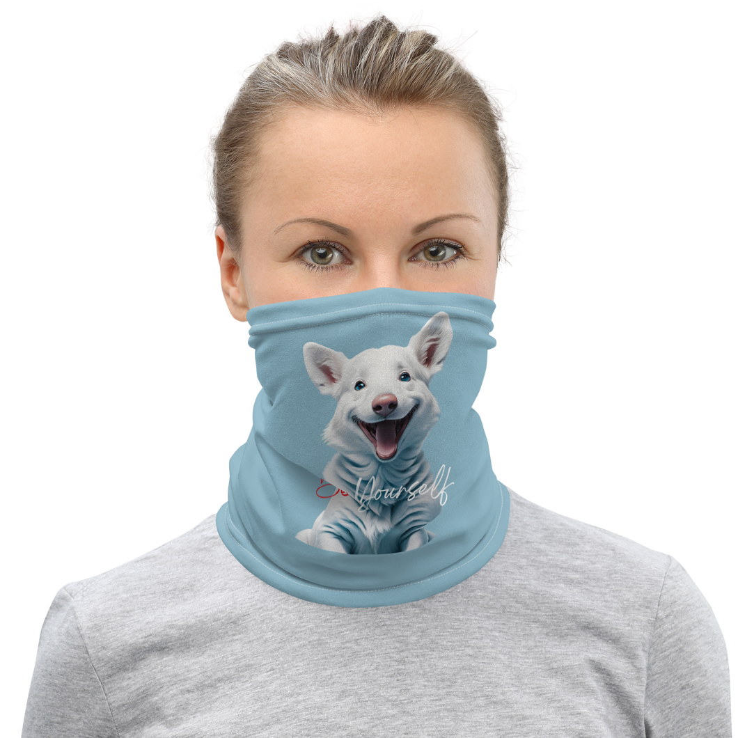 Cute Dog Be Yourself Mask & Neck Gaiter