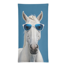 Cool Blue Horse Face Mask & Neck Gaiter