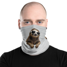 Cool Smiling Sloth Face Mask & Neck Gaiter