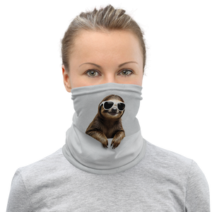 Cool Smiling Sloth Face Mask & Neck Gaiter