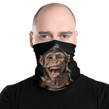 Happy Monkey Black Face Mask & Neck Gaiter