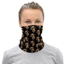 Happy Teddy Bear Pattern Face Mask & Neck Gaiter