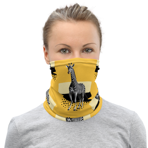 Giraffe Zebra Skin Face Mask & Neck Gaiter