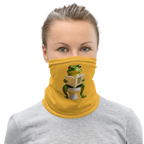 Frog Poop Face Mask & Neck Gaiter