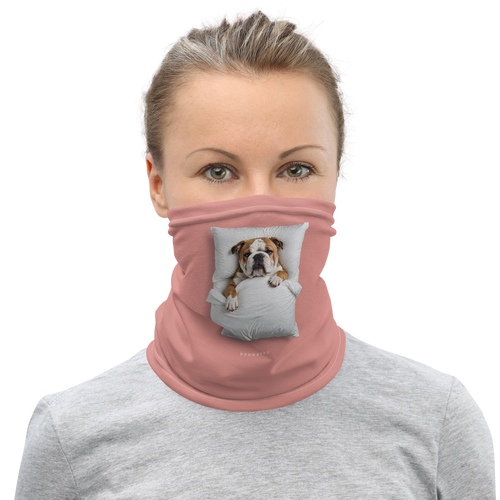 Sleeping Bulldog Face Mask & Neck Gaiter