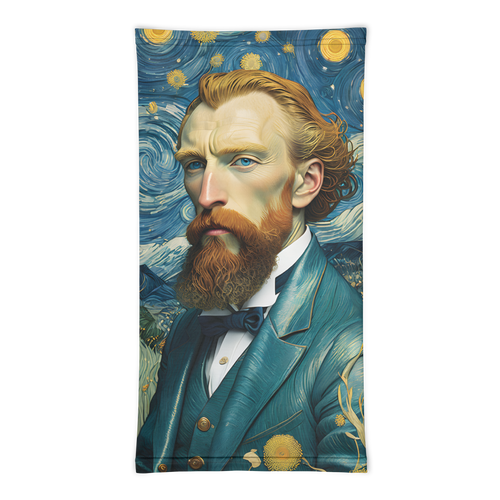 Van Gogh Potrait Painting Face Mask & Neck Gaiter