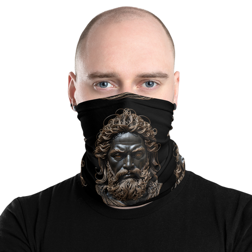 Zeus Copper Wire Sculpture Face Mask & Neck Gaiter