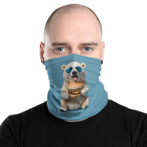 Polar Bear and Burger Face Mask & Neck Gaiter