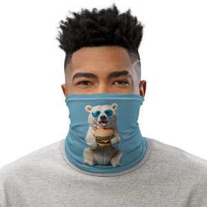 Polar Bear and Burger Face Mask & Neck Gaiter