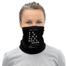 Guess The Word (Funny) Face Mask & Neck Gaiter