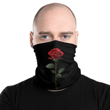 Red Rose on Black Mask & Neck Gaiter