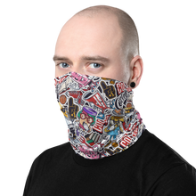 Street Art College Pattern Mask & Neck Gaiter