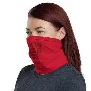 Red is the color of love Face Mask & Neck Gaiter