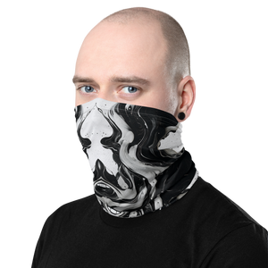 Black and White Fluid Mask & Neck Gaiter