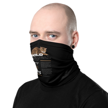 Gold Bengal Cat Face Mask & Neck Gaiter