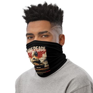 Make Peace Stop War Tank Face Mask & Neck Gaiter