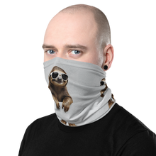 Cool Smiling Sloth Face Mask & Neck Gaiter