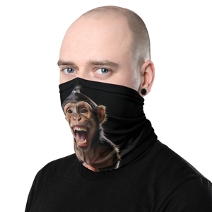 Happy Monkey Black Face Mask & Neck Gaiter