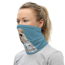 Funky White Lion Face Mask & Neck Gaiter