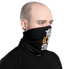 IS/THIS IS THE END? Black Yellow White Face Mask & Neck Gaiter