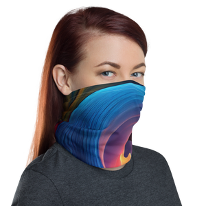 Colorful Swirl Background Mask & Neck Gaiter