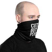 Cute But Psycho Black Face Mask & Neck Gaiter