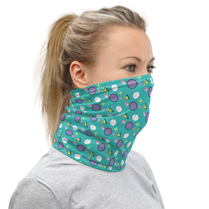 Memphis Colorful Pattern 01 Mask & Neck Gaiter