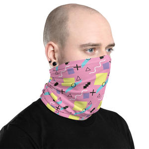 Memphis Colorful Pattern 04 Mask & Neck Gaiter