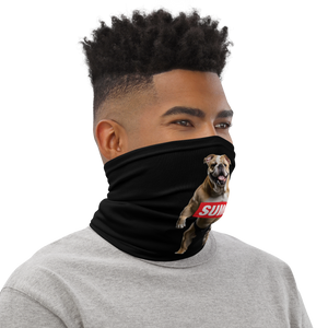 Sumo Bulldog Black Face Mask & Neck Gaiter