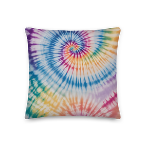 Tie Dye Colorful Premium Pillow