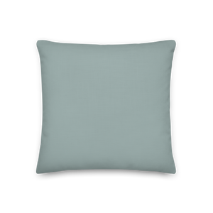 Green White Deer Premium Pillow