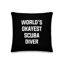 World's Okayest Scuba Diver Premium Pillow