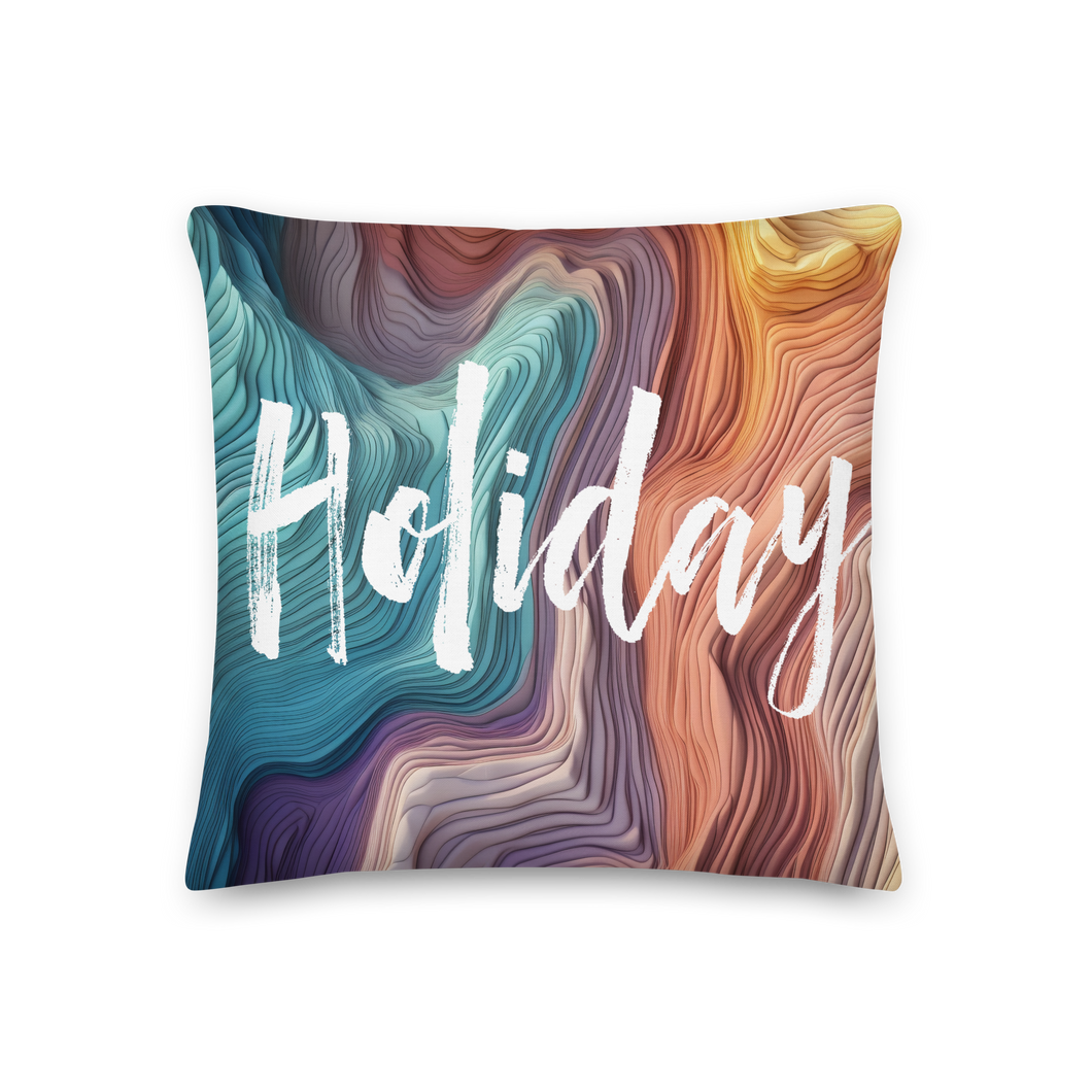 Holiday Wavy Canyon Premium Pillow