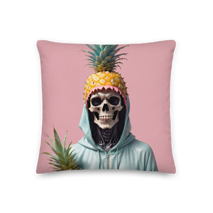 Skull Pineapple Premium Pillow