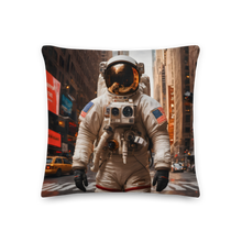 Astronout in the City Premium Pillow