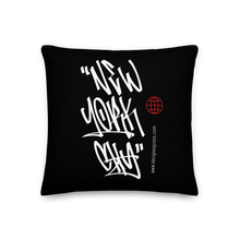 New York City Graffiti Tags Premium Pillow