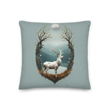 Deer By The Lake Premium Pillow