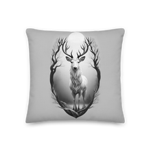 The Grayscale Deer Premium Pillow