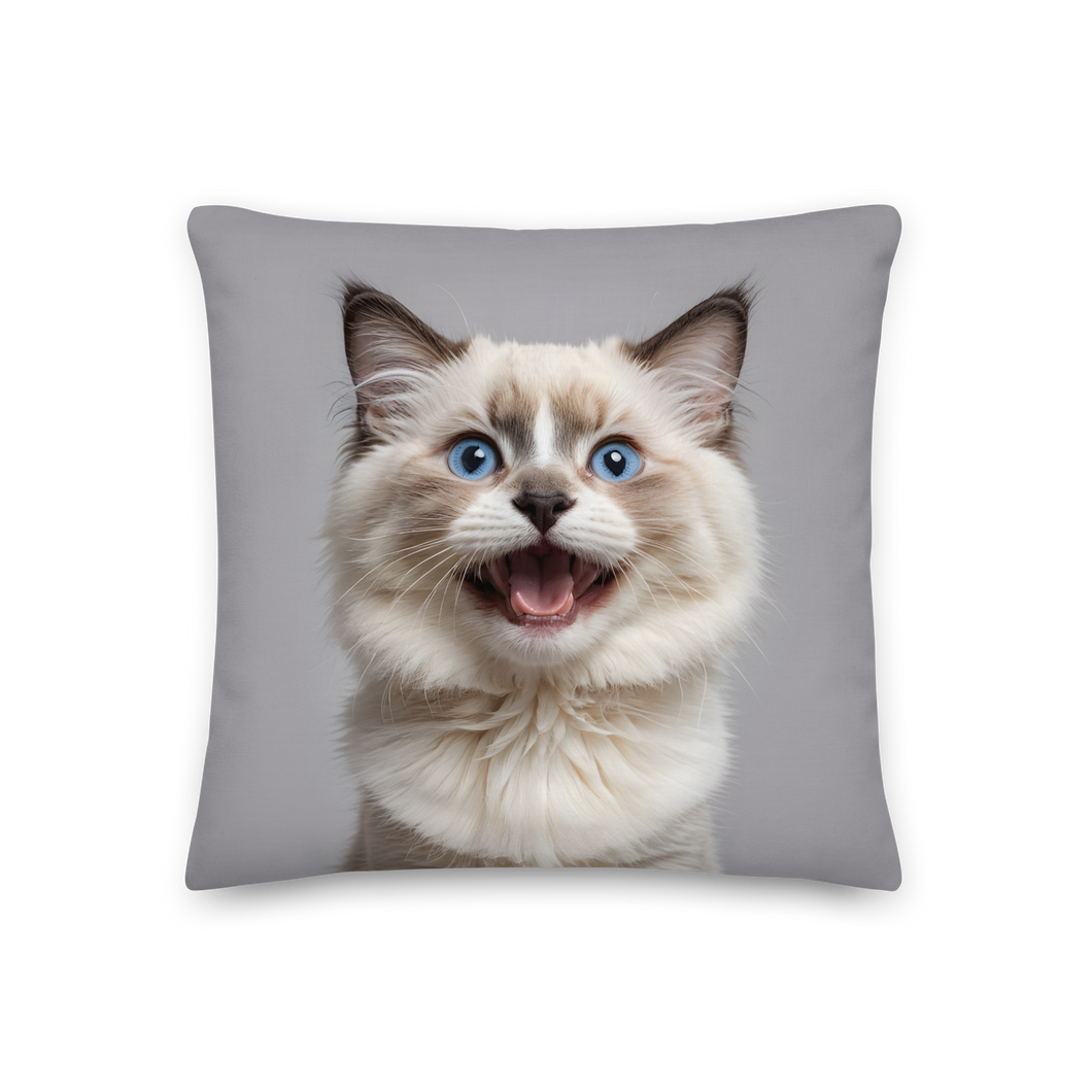 Ragdoll Kitten Premium Pillow