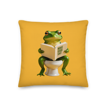 Frog Poop Premium Pillow