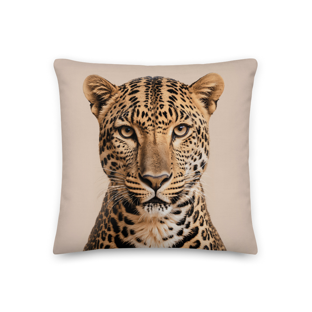 Leopard Potrait Premium Pillow