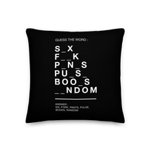 Guess The Word (Funny) Premium Pillow