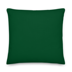 IS/THIS IS THE END? Forest Green Premium Pillow