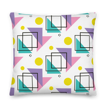 Memphis Colorful Pattern 02 Premium Pillow