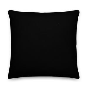 Happy Monkey Black Premium Pillow