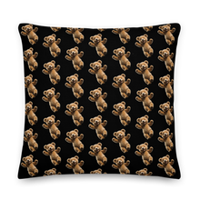 Happy Teddy Bear Pattern Premium Pillow