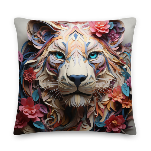 Lion Art Premium Pillow