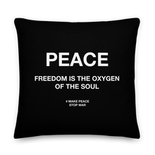 Freedom is the oxygen of the soul Premium Pillow