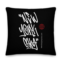New York City Graffiti Tags Premium Pillow